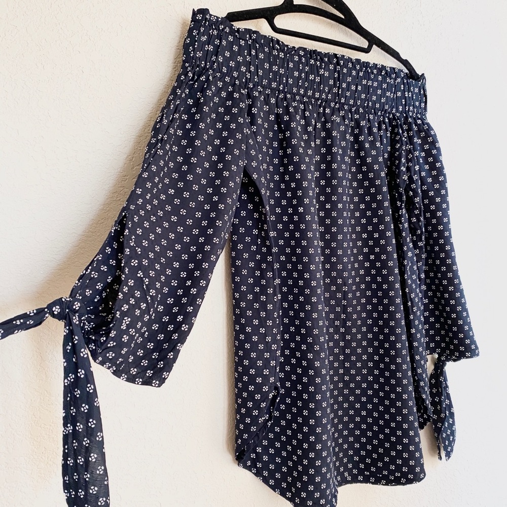 Summer off the shoulder cotton top - HM